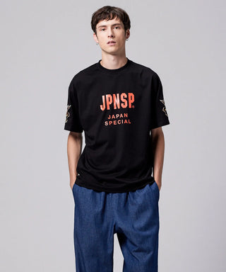 ブラック(スカジャン鷹刺繍)／モデル身長 178cm／着用サイズ L