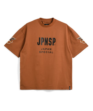 color_ブリックオレンジ(スカジャン鷹刺繍)