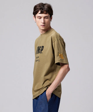 オリーブ(ベトジャン虎福刺繍)／モデル身長 178cm／着用サイズ L