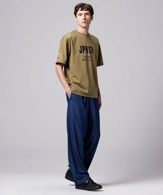 オリーブ(ベトジャン虎福刺繍)／モデル身長 178cm／着用サイズ L