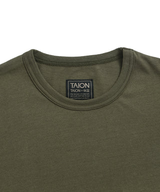ノンダウン ミリタリー フラップポケット Tシャツ <TAION-TS01PKML-1>