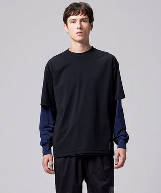 ダークネイビー／モデル身長 178cm／着用サイズ L