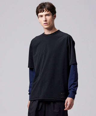 ダークネイビー／モデル身長 178cm／着用サイズ L