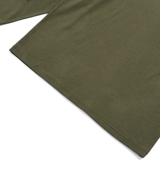 ノンダウン ミリタリー ヘンリーネック コマンドパッチ 七分袖 Tシャツ <TAION-TS05HNML-1>