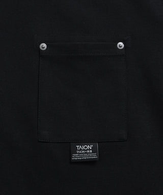 左胸にリベット付きポケット