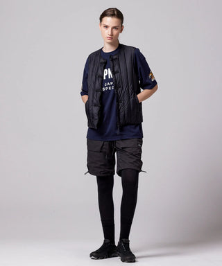 ブラック×ブラック（表側）／モデル身長 169cm／着用サイズ XS