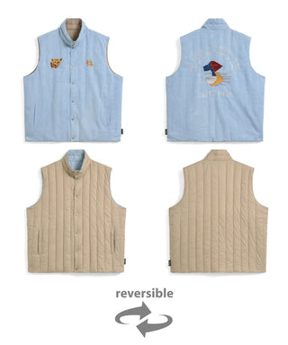 color_ブルーデニム×ベージュ