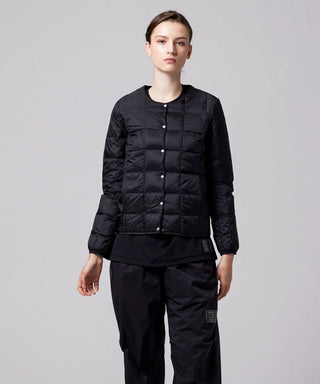 ベーシック クルーネックボタン インナーダウンジャケット – TAION