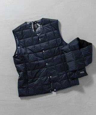 ベーシック ダウンベスト＋ダウンマフラー ギフトセット<GIFT-001-SET>