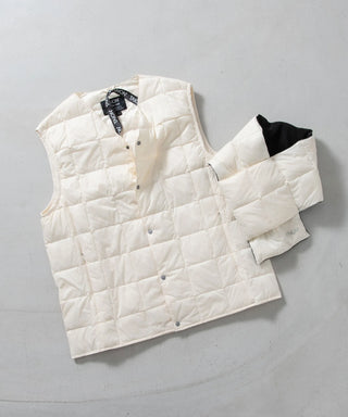 ベーシック ダウンベスト＋ダウンマフラー ギフトセット<GIFT-001-SET>