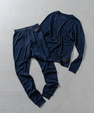 メリノウール アンダーウェア ギフトセット（長袖Tシャツ＋レギンス）<GIFT-U03MWMT-SET>