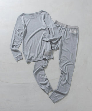 メリノウール アンダーウェア ギフトセット（長袖Tシャツ＋レギンス）<GIFT-U03MWMT-SET>