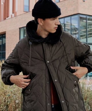 TAION × Universal Works リバーシブル ダウン×ボア モッズジャケット<UW-TA-R106MJ-A>