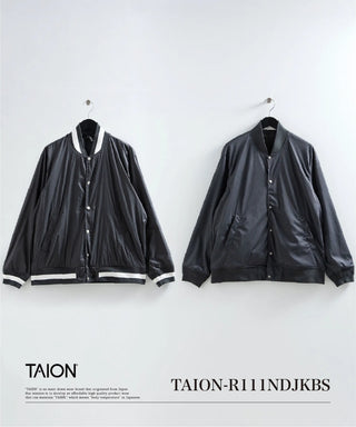 ノンダウン ベーシック リバーシブル スタジアムジャケット <TAION-R111NDJKBS>