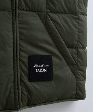 Eddie Bauer×TAION リバーシブル ダウン×ボア ベスト <E242850M>
