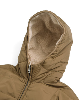 Eddie Bauer×TAION リバーシブル ダウン×ボア パーカー <E242851M>
