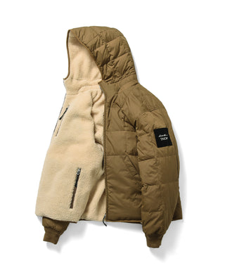 Eddie Bauer×TAION リバーシブル ダウン×ボア パーカー <E242851M>