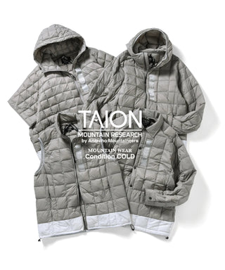 TAION × Mountain Research ダウンコーチジャケット<MR-TA-109B-WHL>