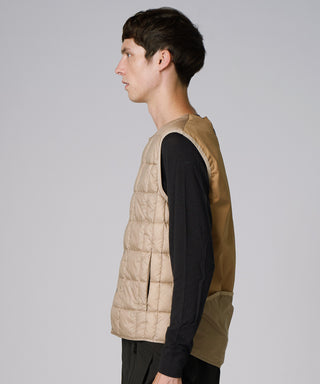 narifuri(ナリフリ) クルーネック サイクルダウンベスト<NFTA-02>