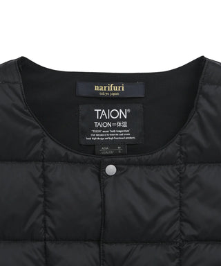 narifuri(ナリフリ) クルーネック サイクルダウンベスト<NFTA-02>