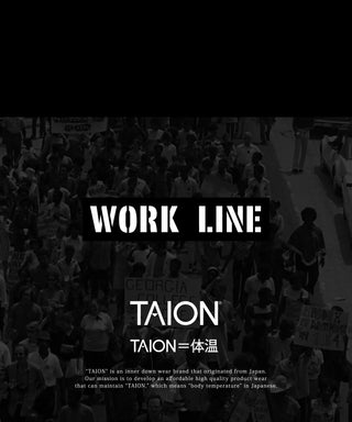 ノンダウン ワーク ボタン カバーオール-コットンダックキャンバス <TAION-109BNDWK-DC>