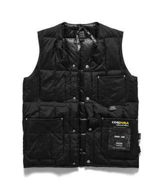 ネイバーフッド ダウンベスト AW22 Lサイズワーク Vネックボタン ネイバーフッド ダウンベスト AW22 Lサイズワーク Vネックボタン