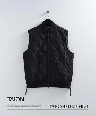 ミリタリー MA-1 ダウンベスト<TAION-001M1ML-1>