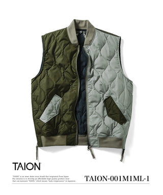 taion ダウン　ベスト　新品　ミリタリーライン ミリタリーダウンベスト特集 | TAION（タイオン）インナーダウン