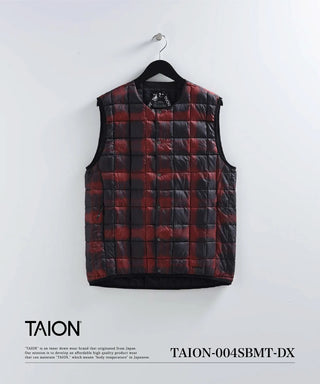 マウンテン アクティブ クルーネック ライトダウンベスト<TAION-004SBMT-DX>