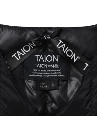 ベーシック クルーネックWジップ ダウンベスト – TAIONインナー