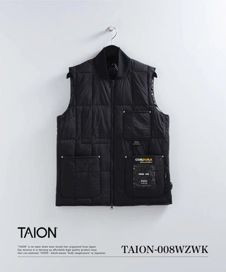 ワーク リブネックWジップ ダウンベスト – TAIONインナーダウン公式 ワーク リブネックWジップ ダウンベスト – TAIONインナーダウン公式