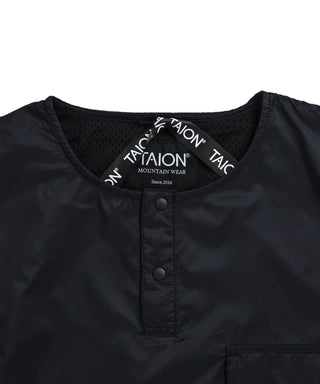 ノンダウン マウンテン クルーネック ハーフスリーブカットソー<TAION-010NDMT-01>