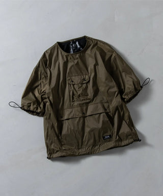 ノンダウン マウンテン クルーネック ハーフスリーブカットソー<TAION-010NDMT-02>