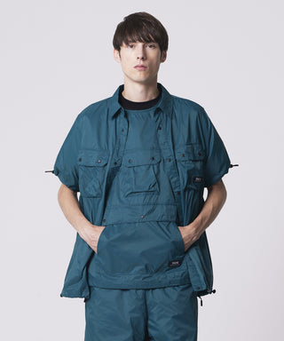 ダークブルーグリーン／モデル身長 178cm／着用サイズ L