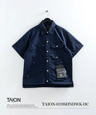 ノンダウン ワーク ハーフスリーブ シャツ <TAION-019SHNDWK-DC>