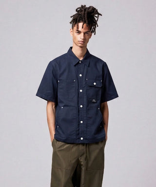 ダークネイビー／モデル身長 181cm／着用サイズ L