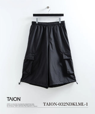 ノンダウン ミリタリー ワイド カーゴショーツ <TAION-032NDKLML-1>