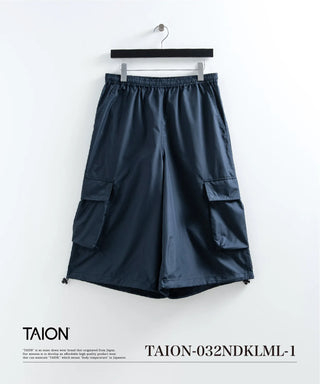 ノンダウン ミリタリー ワイド カーゴショーツ <TAION-032NDKLML-1>