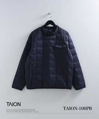 タグ様　TAION スポーツクラシック クルーネック ダウンプルオーバー シティ クルーネック ダウンジャケット – TAIONインナーダウン