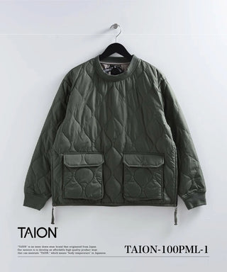 ミリタリー ダウンプルオーバー<TAION-100PML-1>