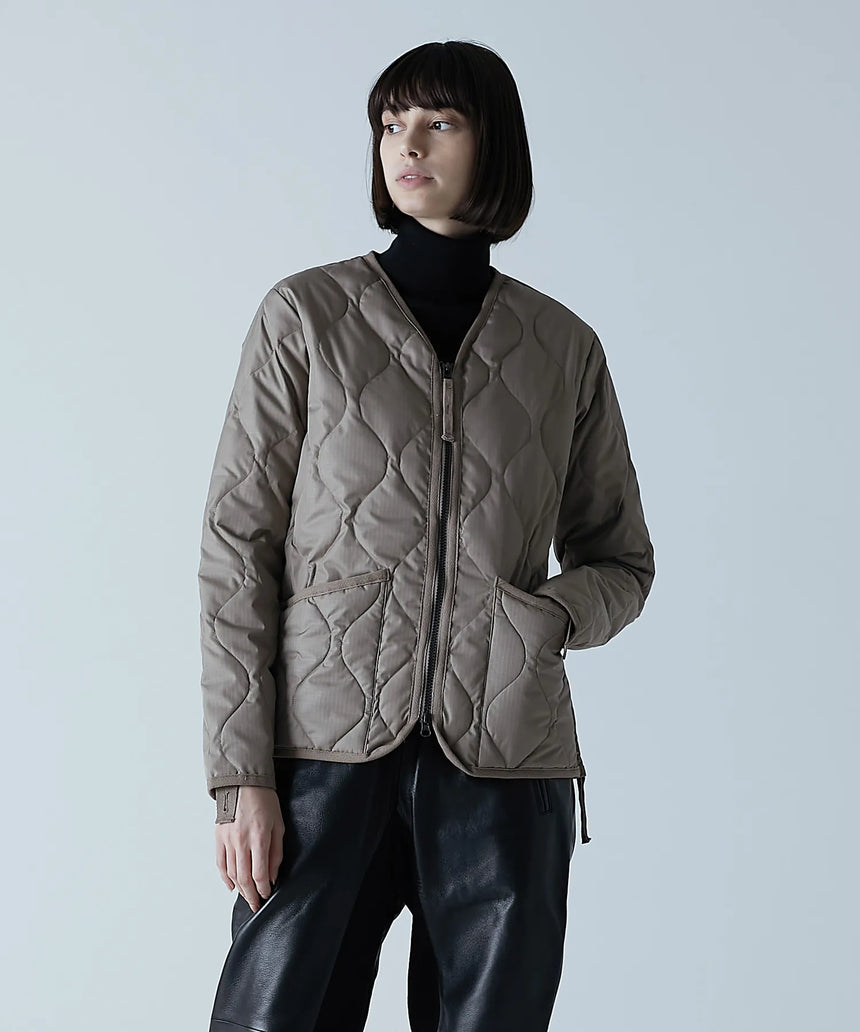 新品 TAION ミリタリー Vネックジップ ダウンジャケットライトモカXL 新品 TAION ミリタリー Vネックジップ ダウンジャケットライトモカXL