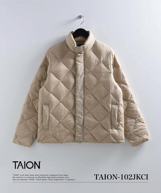 シティ パッカブル ハイネック ダウンジャケット<TAION-102JKCI>