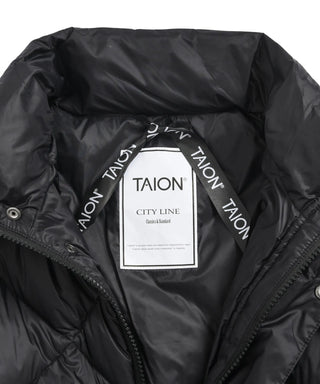シティ パッカブル ハイネック ダウンジャケット<TAION-102JKCI>