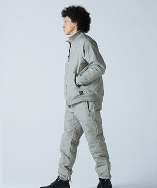 グレーセットアップ／モデル身長 180cm／着用サイズ XL＊パンツ別売り（TAION-131TPSC）