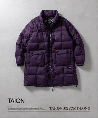 マウンテン パッカブル ボリュームダウンコート<TAION-102VZMT-LONG>