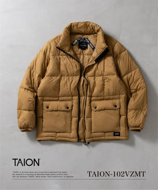 マウンテン パッカブル ボリュームダウンジャケット<TAION-102VZMT>