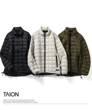 マウンテン ハイネックWジップ ライトダウンジャケット – TAION マウンテン ハイネックWジップ ライトダウンジャケット – TAION