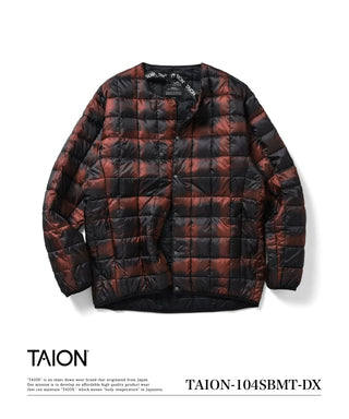 マウンテン アクティブ クルーネック ライトダウンジャケット<TAION-104SBMT-DX>