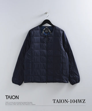 ベーシック クルーネックWジップ ダウンジャケット – TAIONインナー ベーシック クルーネックWジップ ダウンジャケット – TAIONインナー