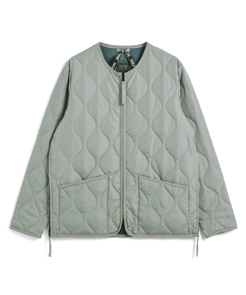 ミリタリー クルーネックWジップ ダウンジャケット – TAION ミリタリー クルーネックWジップ ダウンジャケット – TAION